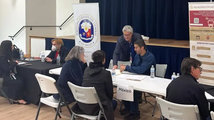 El Consulado de México en Los Ángeles atiende a la población afectada. (Foto: @ConsulMexLan)