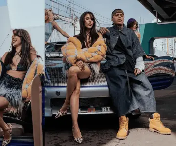 Danna y Santa Fe Klan graban videoclip en colaboración