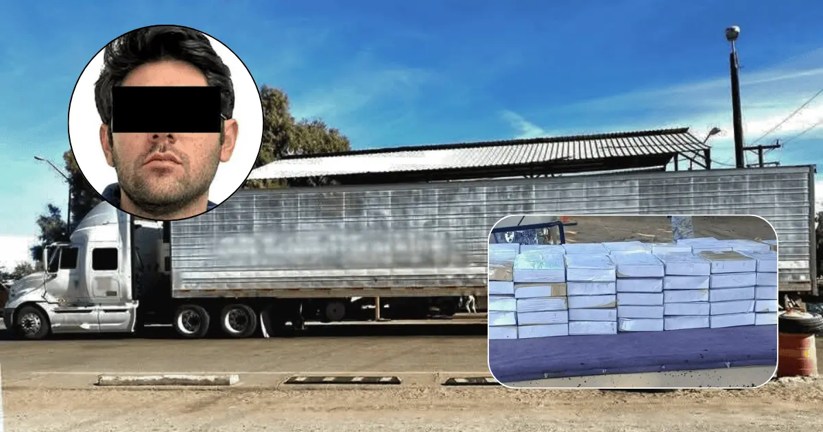 SLRC: localizan casi cien kilos de metanfetamina en tractocamión