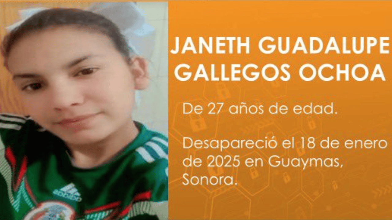 Activan Protocolo Alba para localizar a Janeth Guadalupe