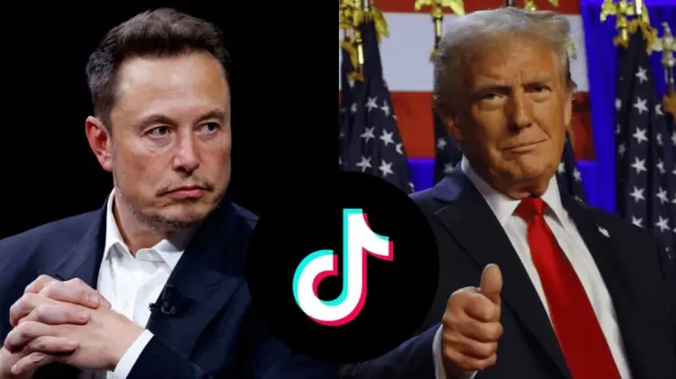 Un periodista preguntó a Trump si estaría de acuerdo con que Musk comprara TikTok. (Foto: Especial)