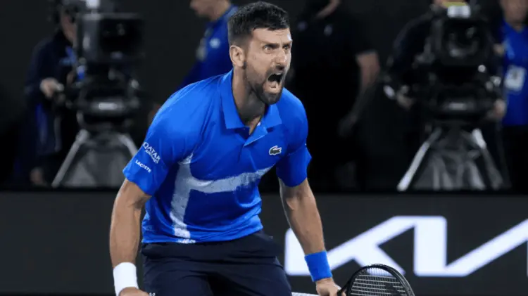 El serbio remontó tras perder el primer set. (ESPECIAL/EXPRESO)