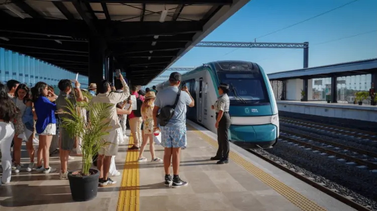 Diciembre fue el mes en el que más pasajeros usaron el Tren Maya. (ESPECIAL/EXPRESO)