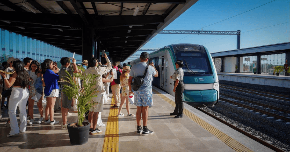 Tren Maya transporta 23% de lo contemplado