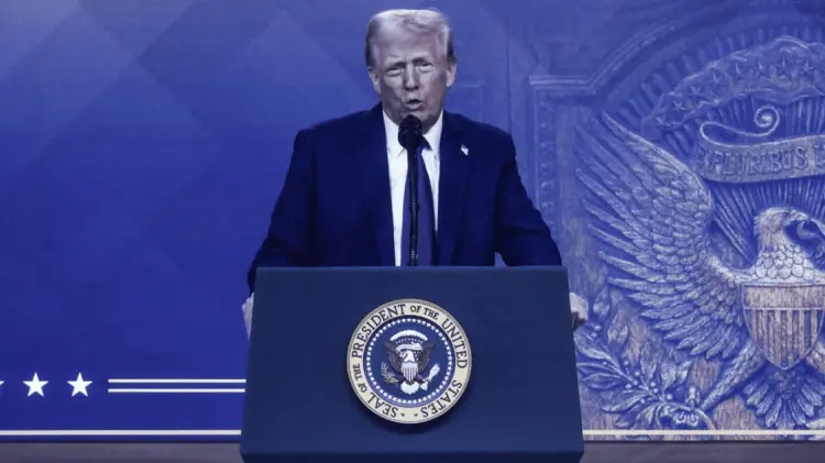 Trump arremetió contra Canadá en el Foro Económico Mundial.Foto: Especial.