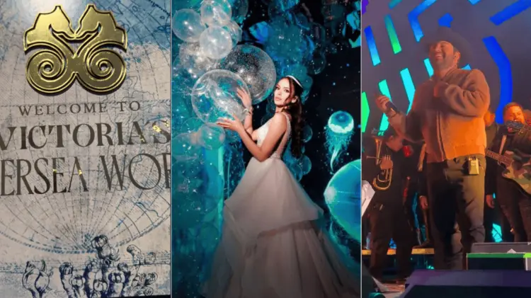 En TikTok se ha hecho viral las imágenes de la quinceañera de Victoria Quiroz. (Foto: Cortesía)