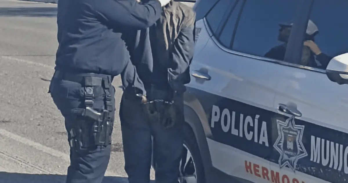 Arrestan a Edwin N por golpear a su padrastro en Poblado Miguel Alemán