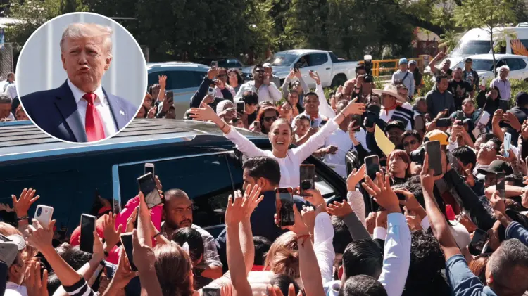 Sheinbaum reafirmó su apoyo a los migrantes repatriados. (Foto: Especial/EXPRESO)