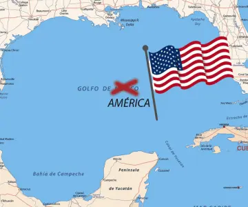 Estados Unidos cambia nombre del Golfo de México a Golfo de América