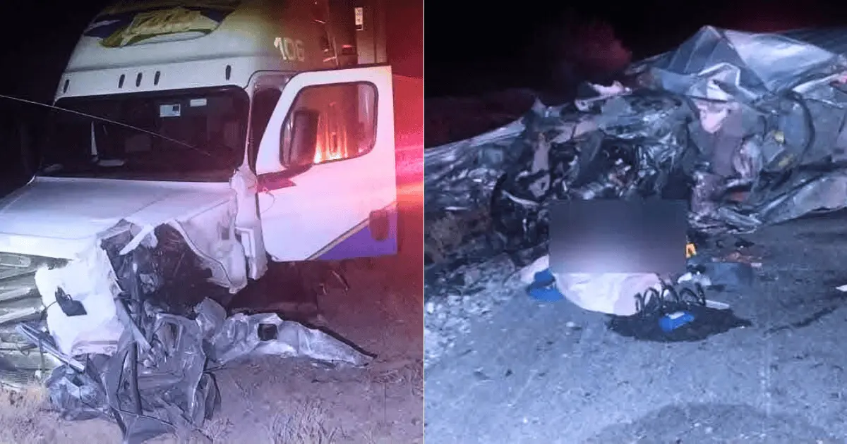 Choque en carretera Sonoyta-SLRC cobró una vida este lunes