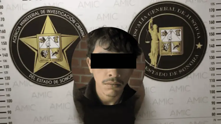 Jesús Manuel N portaba un arma de fuego y narcóticos al momento del arresto.  Foto: Especial.