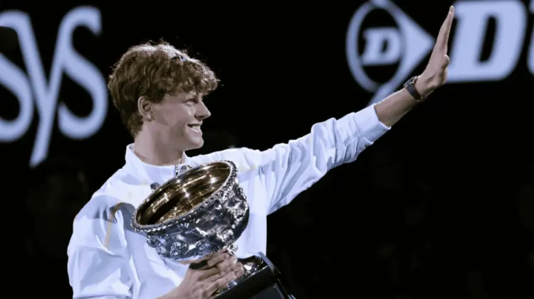 Sinner ganó la final del Abierto de Australia en tres sets. (ESPECIAL/EXPRESO)