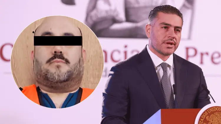 Joel Medina Miyakazi fue detenido en la CDMX, informó García Harfuch. (Foto: Cortesía)