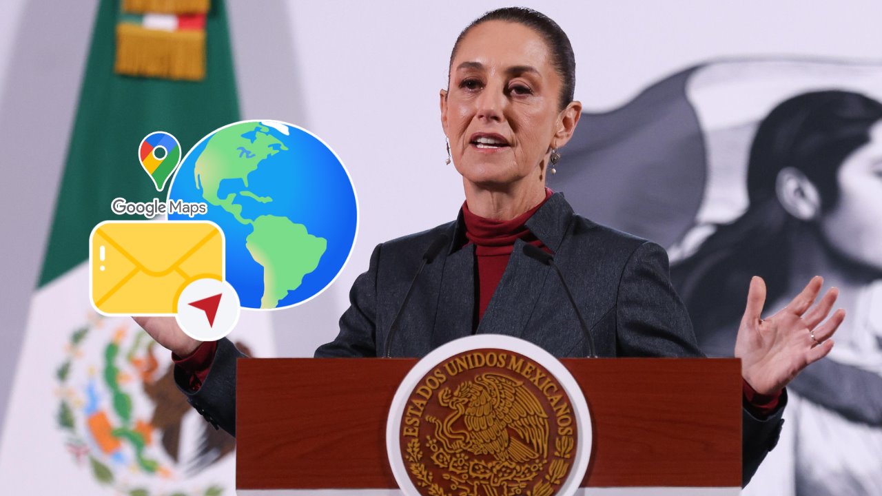 Enviará Sheinbaum carta a Google para explicar el origen del Golfo de México