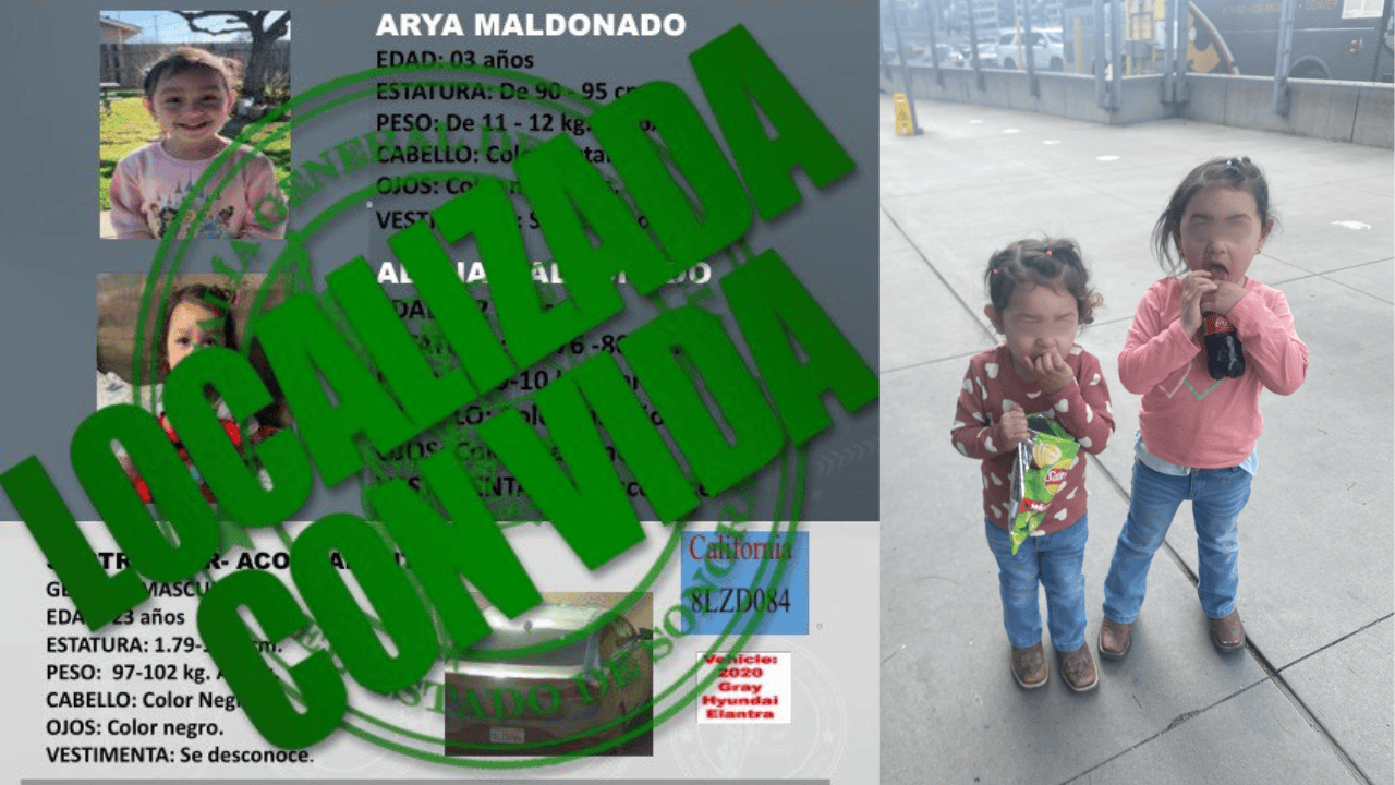 Localizan con vida a hermanas Arya y Alana; capturan a su padre por asesinato