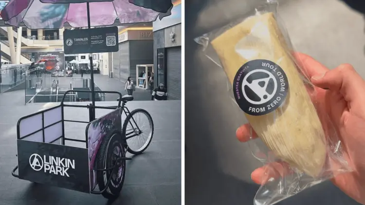 Los fans hicieron horas de fila para obtener un tamal. Especial/EXPRESO