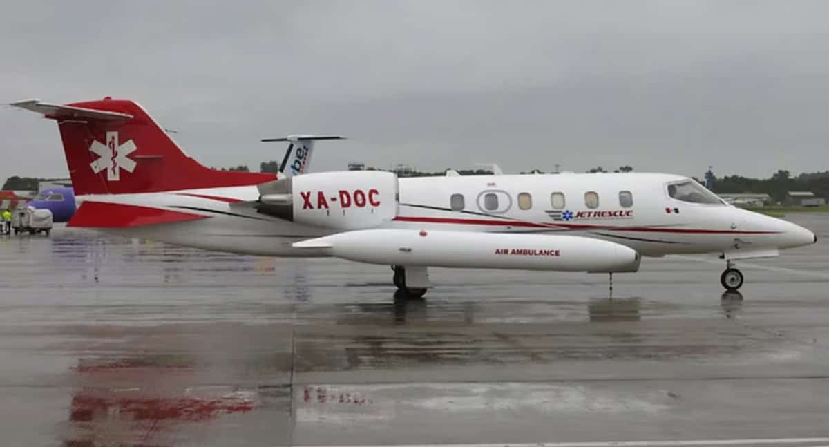 Las rutas de la aeronave mexicana que chocó en Estados Unidos