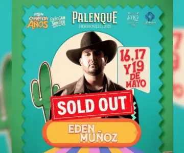 Edén Muñoz hace ´sold out´ en sus tres fechas en minutos
