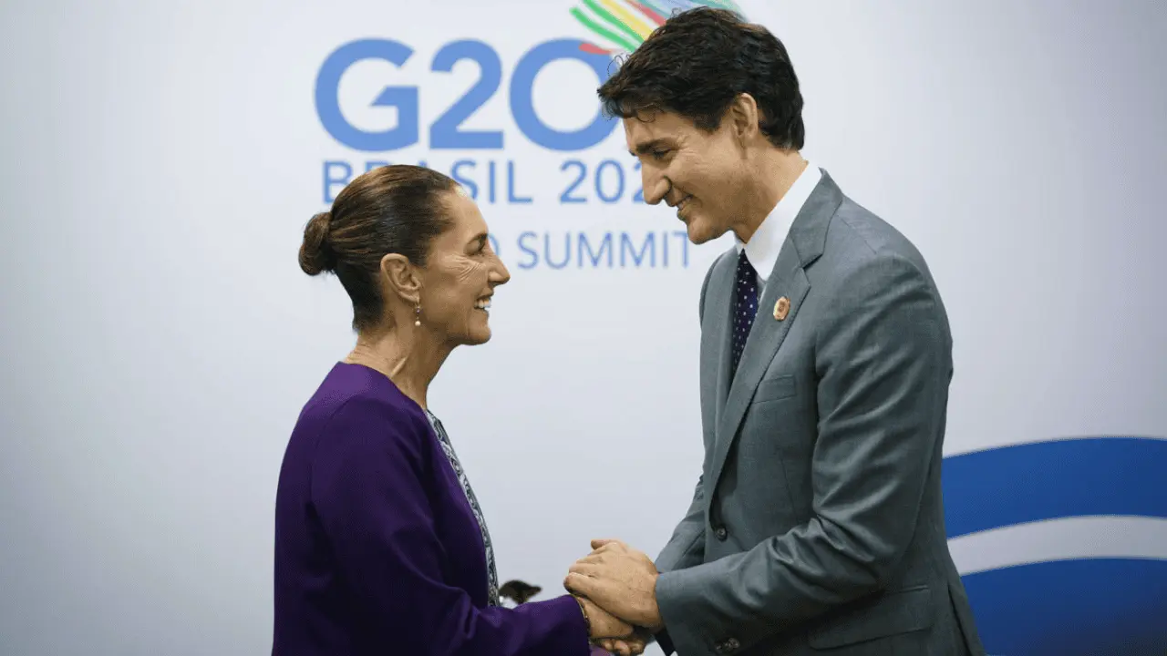 Justin Trudeau prepara llamada con Sheinbaum tras anuncio de aranceles