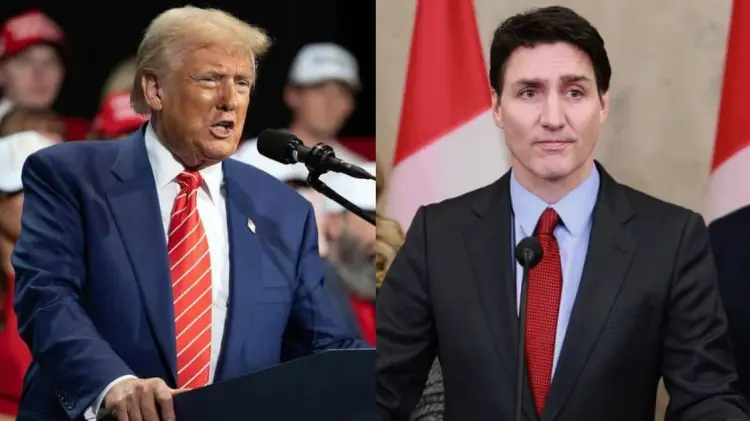 Donald Trump y Justin Trudeau tuvieron una conversación este martes 03 de febrero. (Foto: Especial)