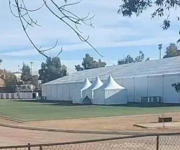 Garantizan seguridad en refugio temporal migrante
