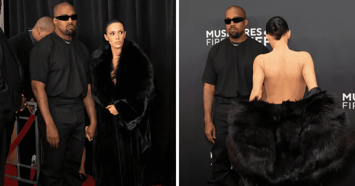 Kanye West pierde 20 mdd por look de Censori en los Grammys