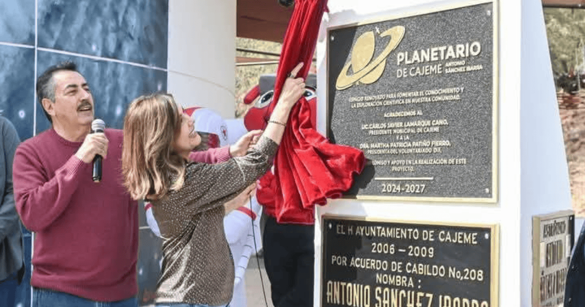 Reinauguran el Planetario Antonio Sánchez Ibarra en Ciudad Obregón