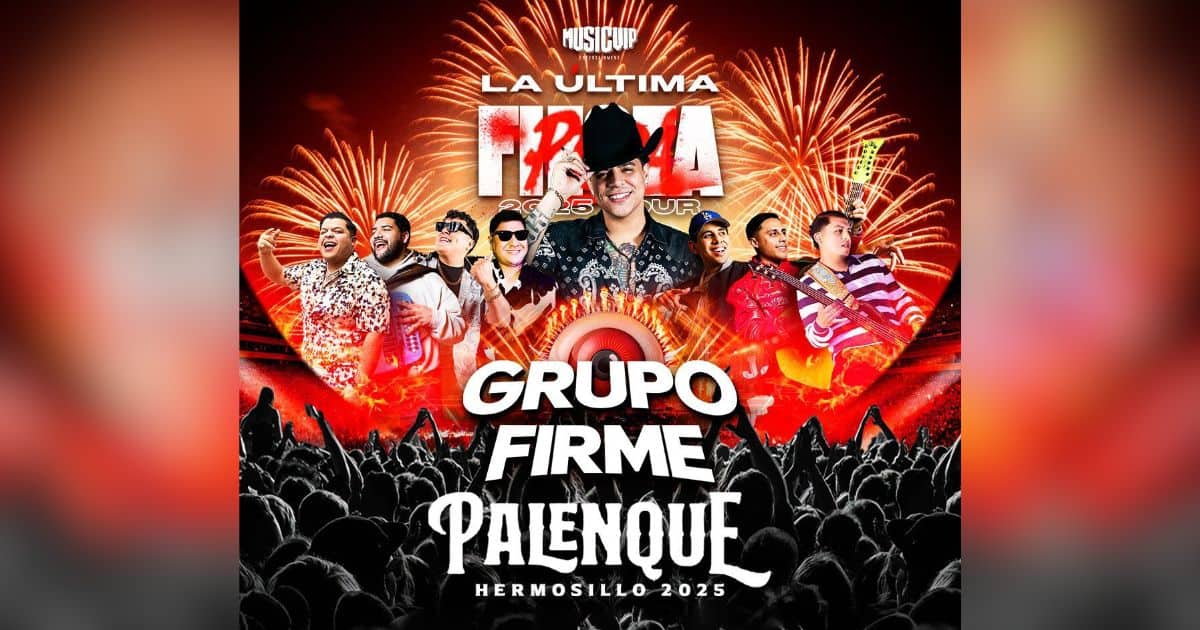 Grupo Firme confirma presentación en el Palenque de la ExpoGan en Hermosillo