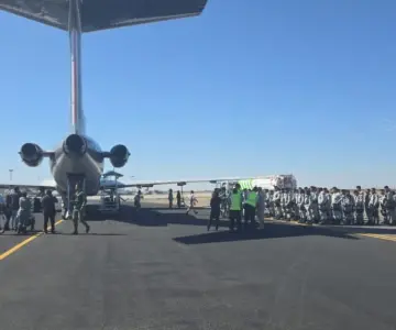 Elementos de la Guardia Nacional arriban a Sonora para reforzar la frontera