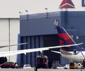 Avión choca contra aeronave de Delta en aeropuerto de Seattle