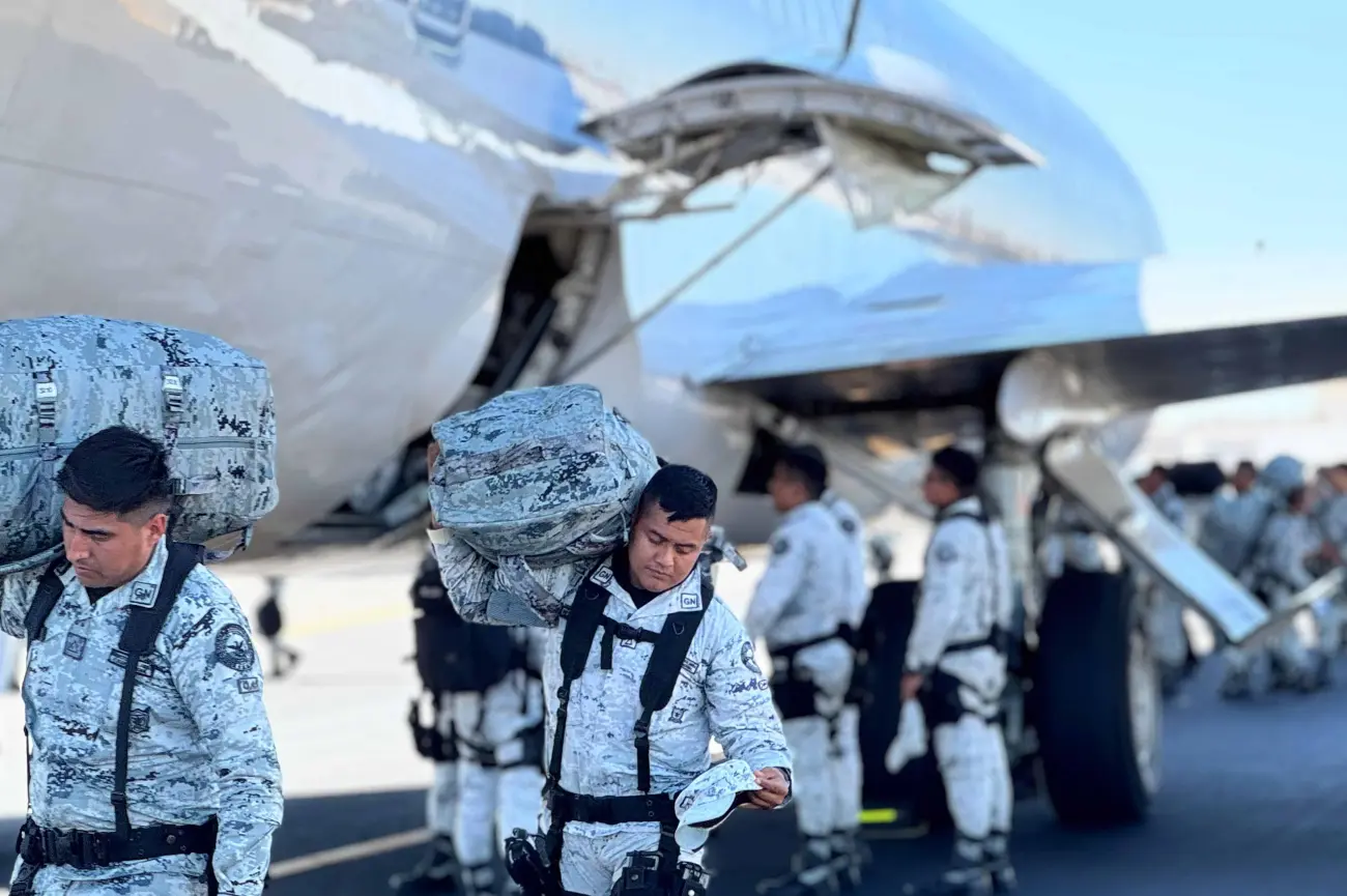 Arriban 10 mil efectivos de la Guardia Nacional