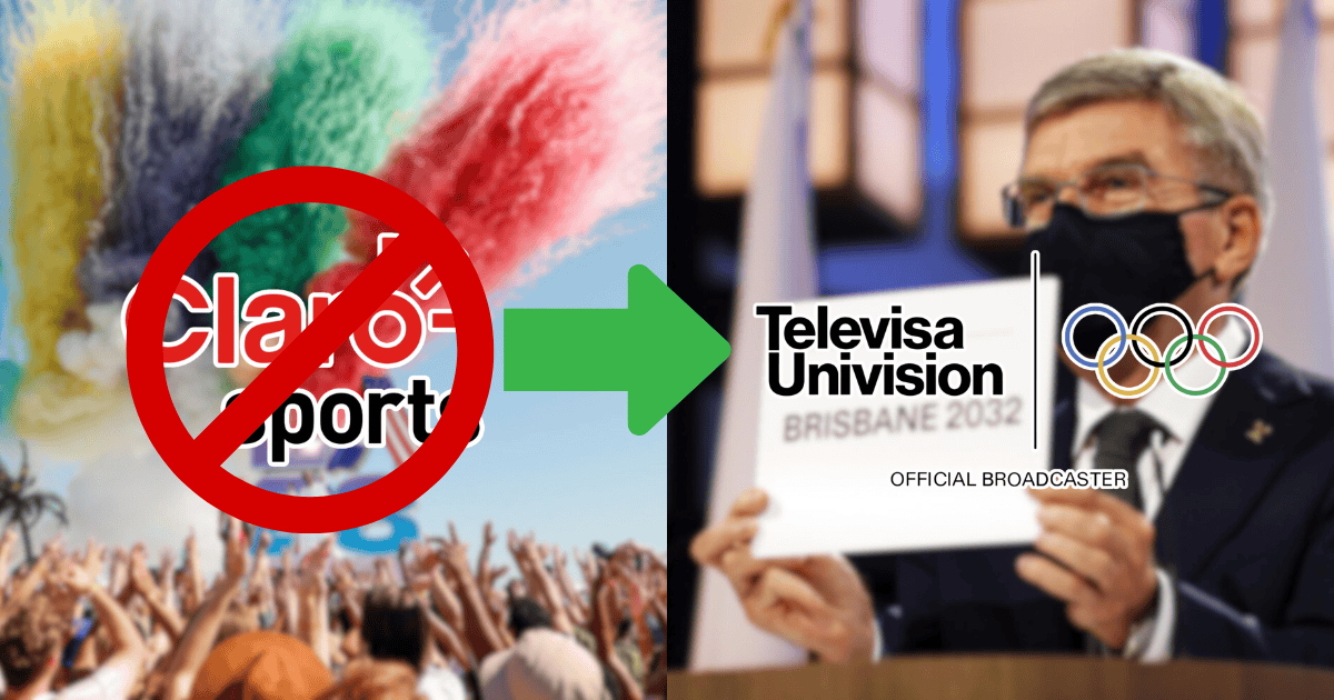 Acabó era olímpica de Claro Sports; Televisa gana derechos de JO