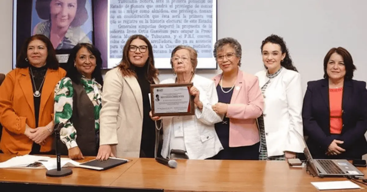 Dan reconocimiento a la primera mujer alcaldesa de Sonora
