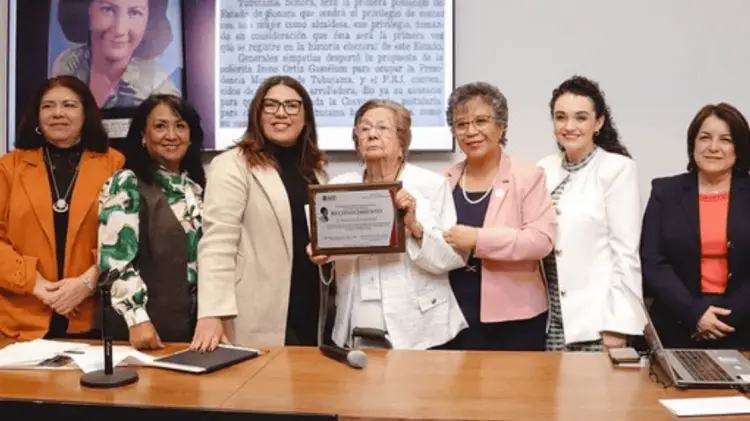 María Irene Ortiz Gastélum, la primera mujer alcaldesa. Foto: Especial.