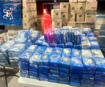 Incautan 380 paquetes con cocaína ocultos en un tractocamión en SLRC