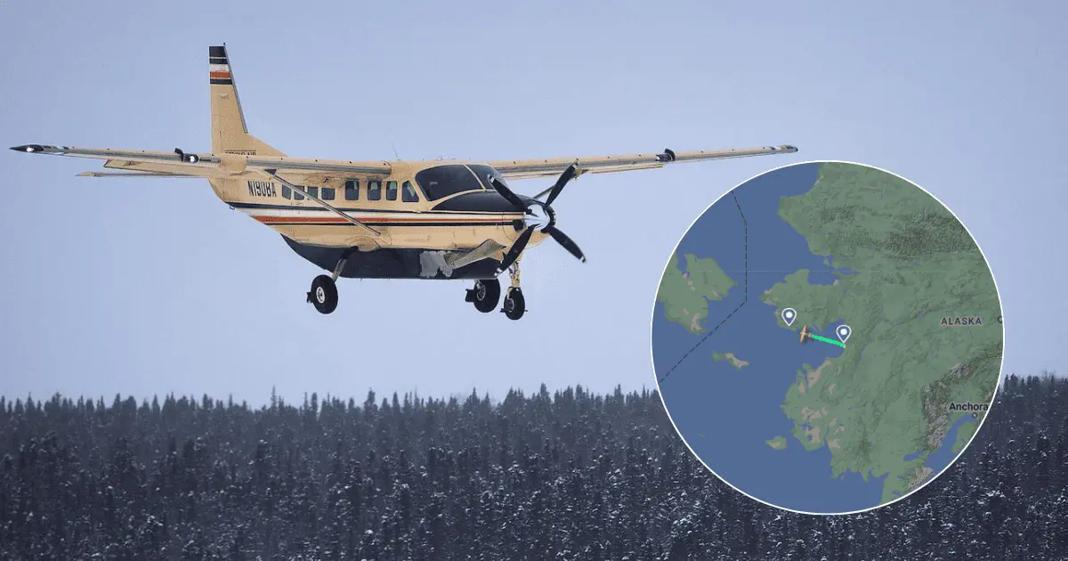 Avión de Bering Air desaparece en Alaska con 10 personas a bordo