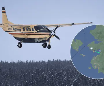 Avión de Bering Air desaparece en Alaska con 10 personas a bordo