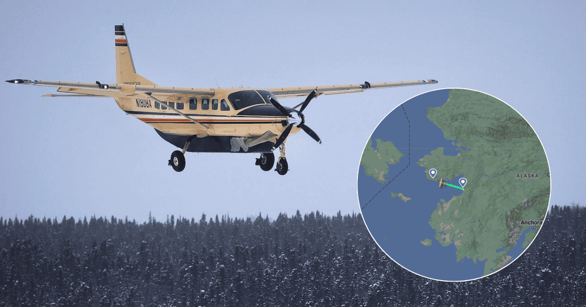 Avión de Bering Air desaparece en Alaska con 10 personas a bordo