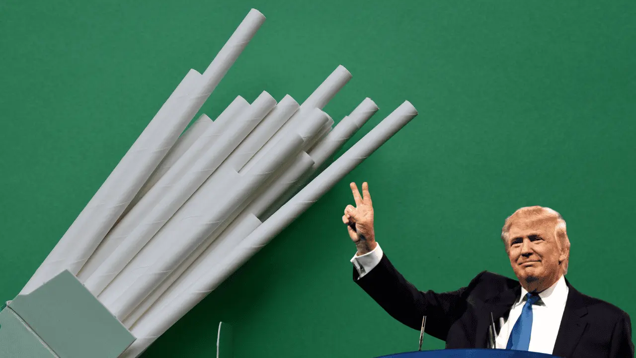 Donald Trump regresará los popotes de plástico