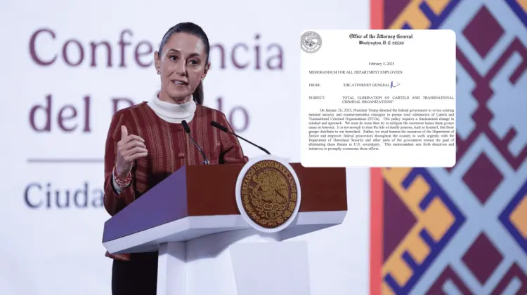 Sheinbaum fue cuestionada sobre las declaraciones de Tom Homan, el zar fronterizo de Trump.