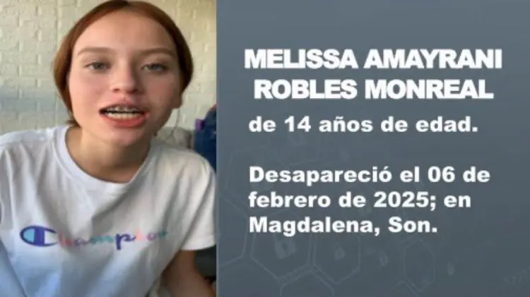 La Fiscalía de Sonora activó la Alerta Amber para localizar a la menor. (Foto: FGJE Sonora)