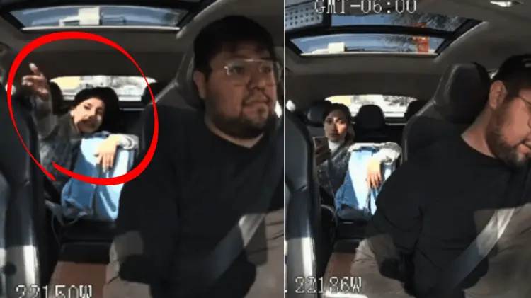 En redes sociales han llamado a la mujer Lady Uber. (Foto: Especial/Capturas)