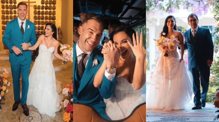 Los recién casados compartieron imágenes del enlace. (Foto: Especial/EXPRESO)