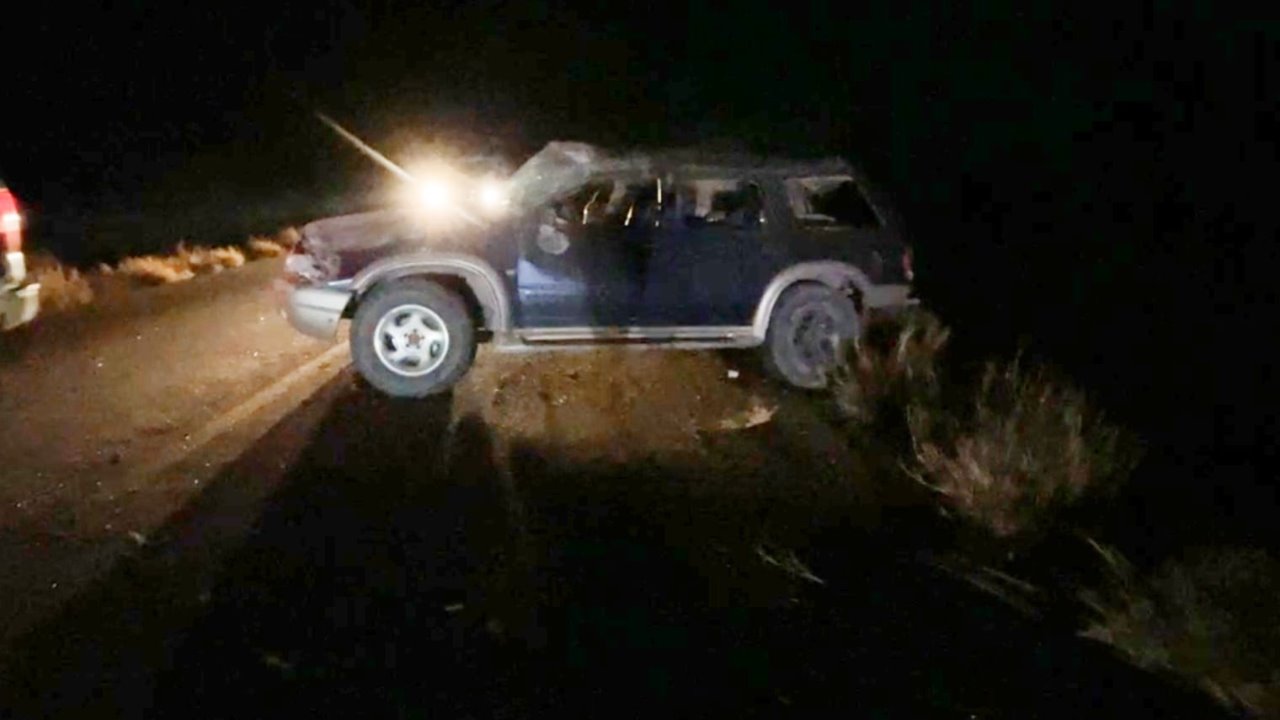 Accidente carretero deja un herido y daños materiales en La Palma