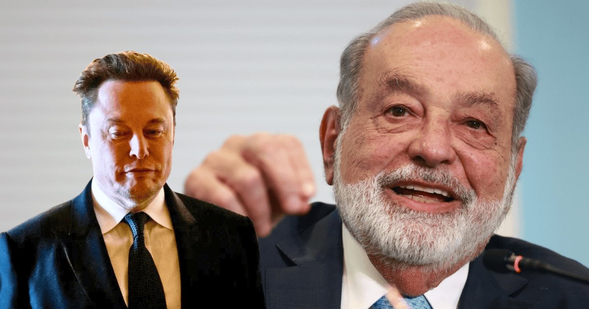 Carlos Slim lanza apuesta a Elon Musk... de 1 dólar