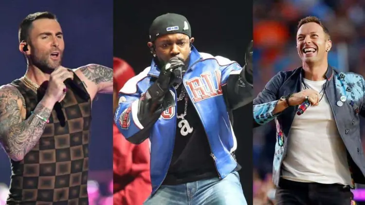 Maroon 5, Kendrick Lamar y Coldplay están entre los que más han dividido opiniones. (Foto: Especial)