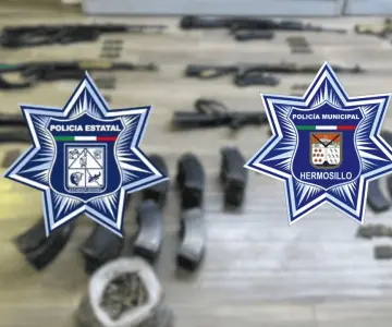 Detienen a cuatro sujetos con arsenal, chalecos y radios en el Palo Verde