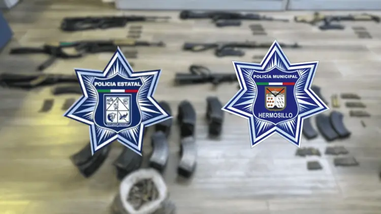 Detienen a cuatro sujetos con arsenal, chalecos y radios en el Palo Verde