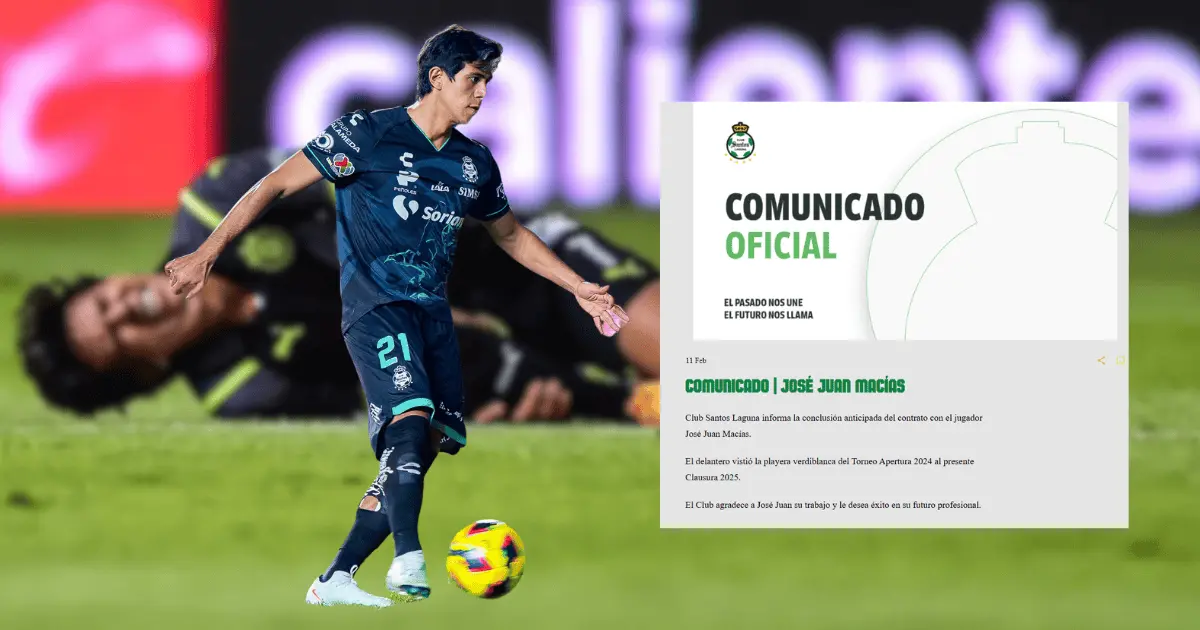 JJ Macías diría adiós al futbol a los 25 años; deja Santos Laguna