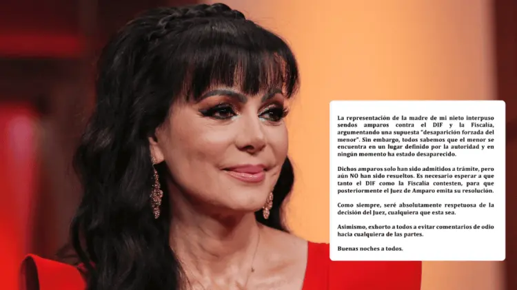 Maribel Guardia pidió frenar los ataques en contra de ambas partes. (Foto: Agencia Reforma)